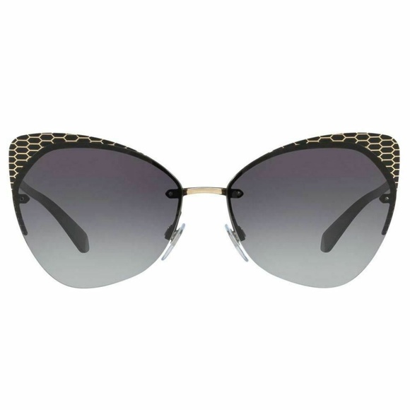 Bvlgari Cat Eye Sunglasses W/Grey Gradient Lens - Picture 2 of 5